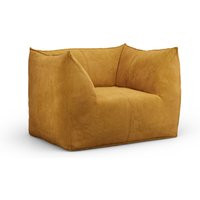 Mario Bellini Leandro Sofa | Single Chenille Helios-Mustard Yellow | Eternity Modern