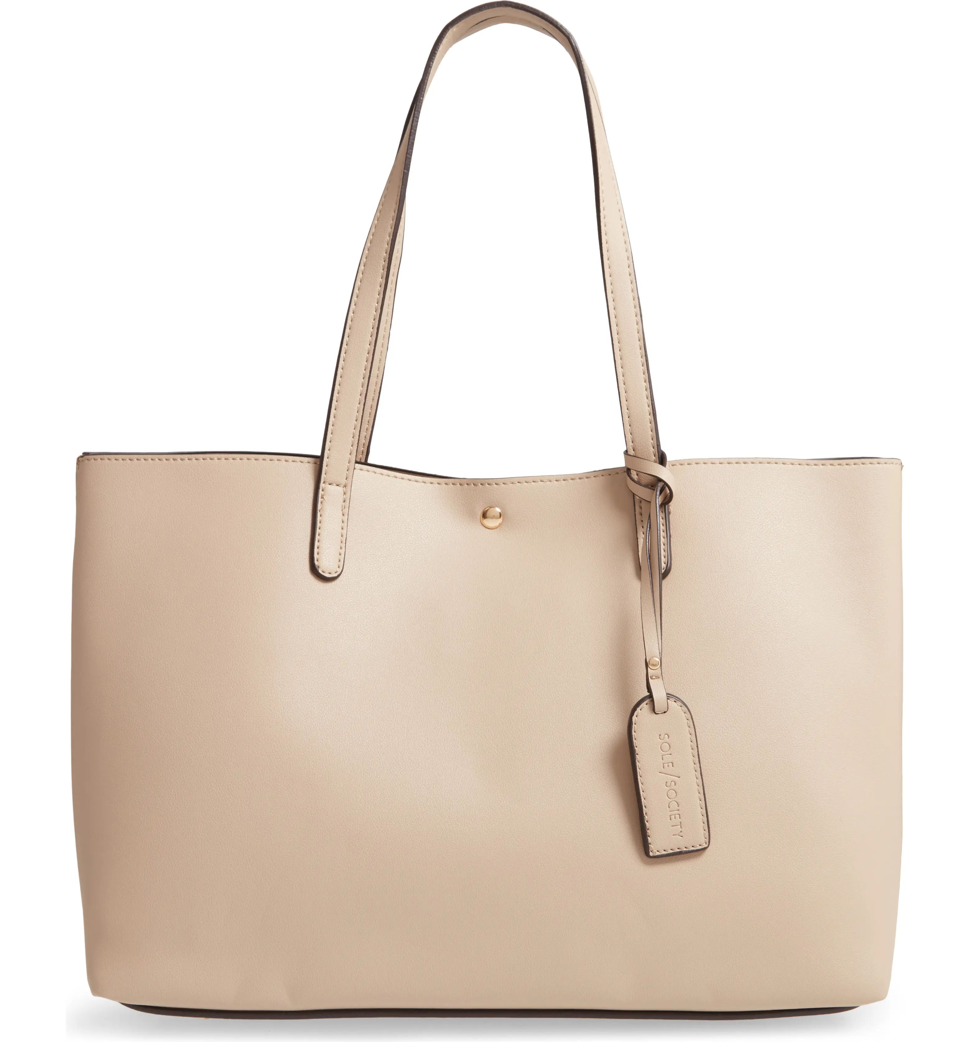 Zeda Faux Leather Tote | Nordstrom