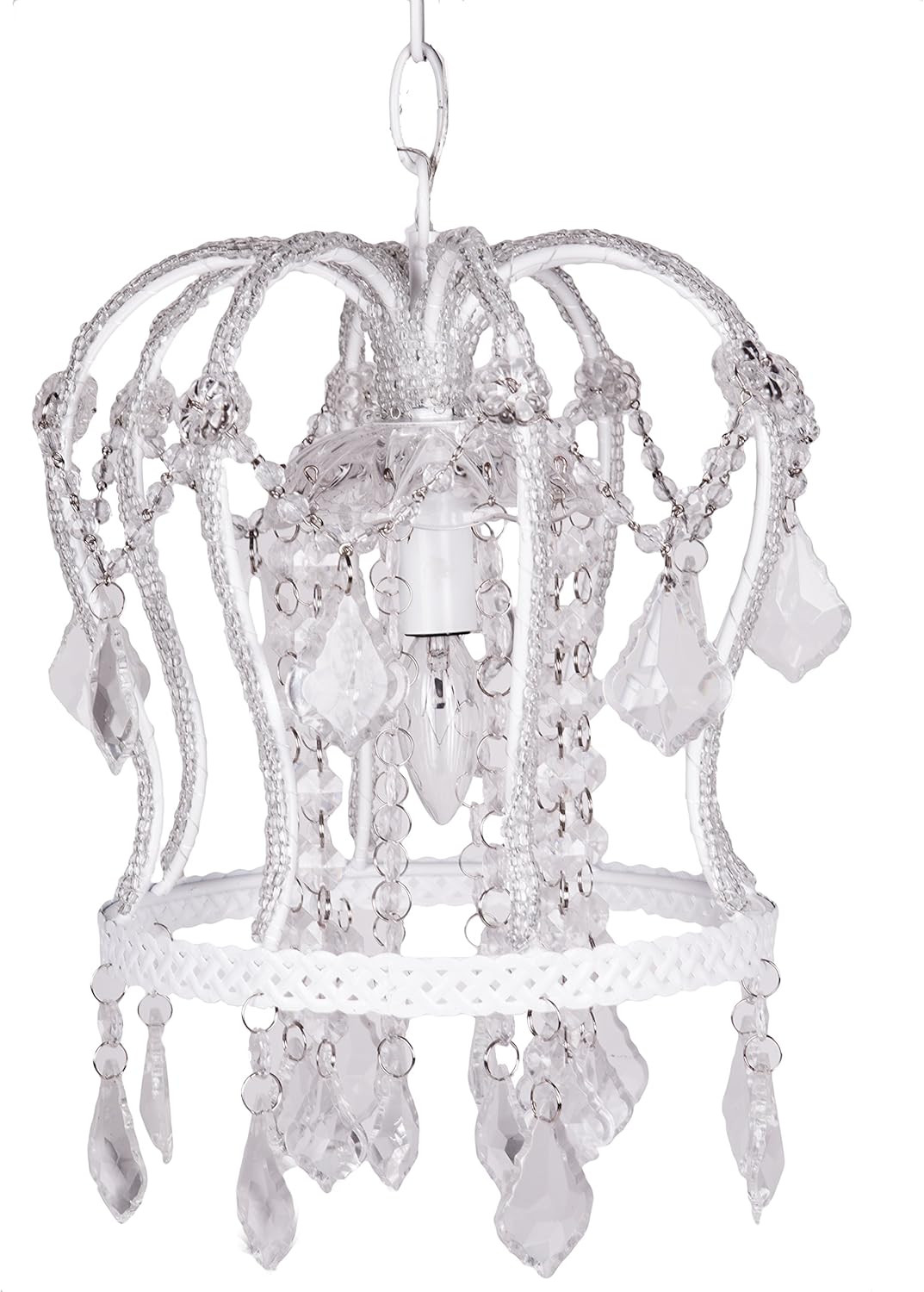 Tadpoles Crown Chandelier, White | Amazon (US)