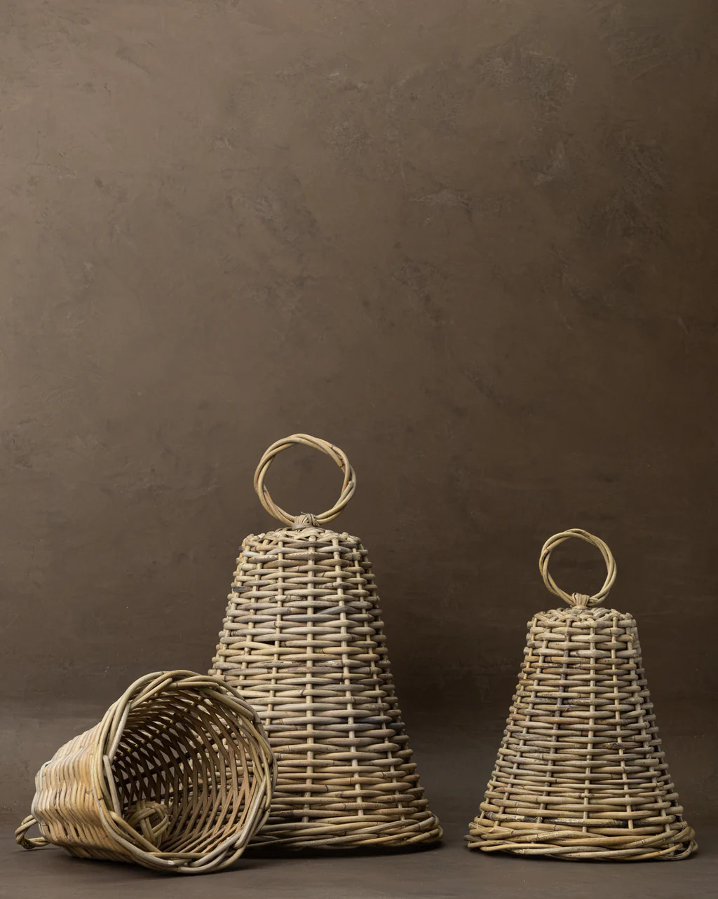 Rattan Bells (Set of 3) | McGee & Co.