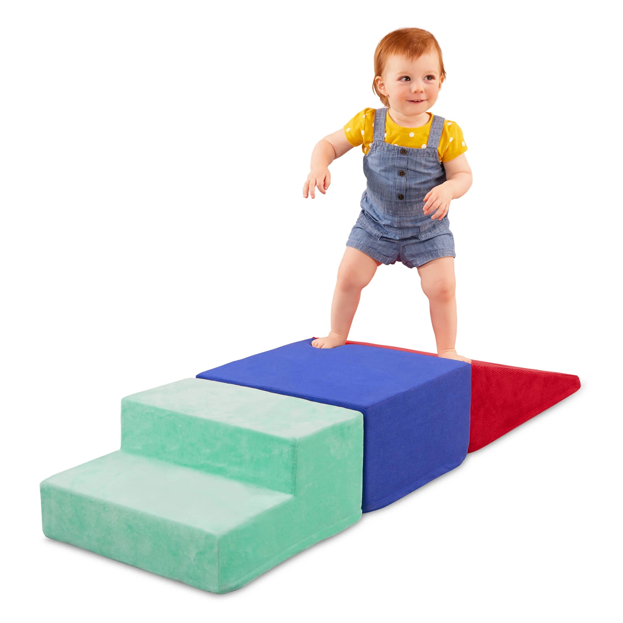 Battat Squishy Stack Climbers 3 Foam Multicolor Play Shapes, Toddler and Preschool Toys | Walmart (US)