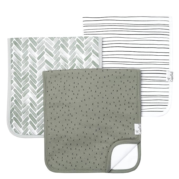 Copper Pearl Premium Baby Burp Cloths - 3-Pack Large Cotton Burp Cloths, Extra Soft Spit Up Rags ... | Amazon (US)