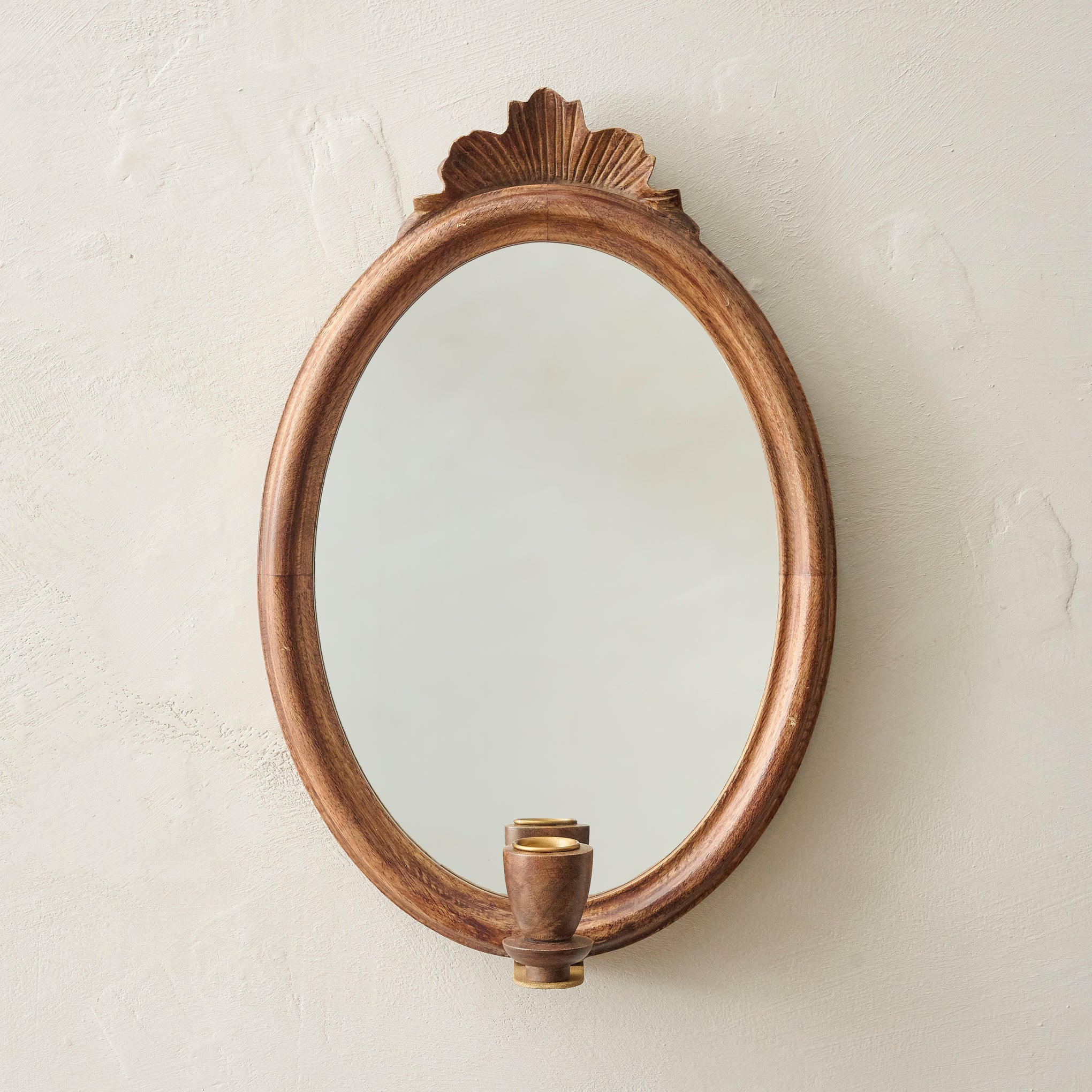 Harlow Mirrored Wooden Wall Sconce | Magnolia