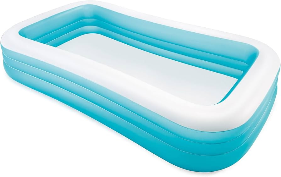 INTEX 58484EP Swim Center Inflatable Family Pool: 277 Gallon Capacity – 120" x 72" x 22" – Bl... | Amazon (US)