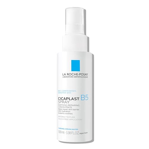 La Roche-Posay Cicaplast B5 Spray With Vitamin B5 Panthenol & Madecassoside, Hydrating Face Mist For Skin Barrier Repair, Soothing Touch-Free Face & Body Spray, Sensitive Skin & Dermatologist Tested | Amazon (US)