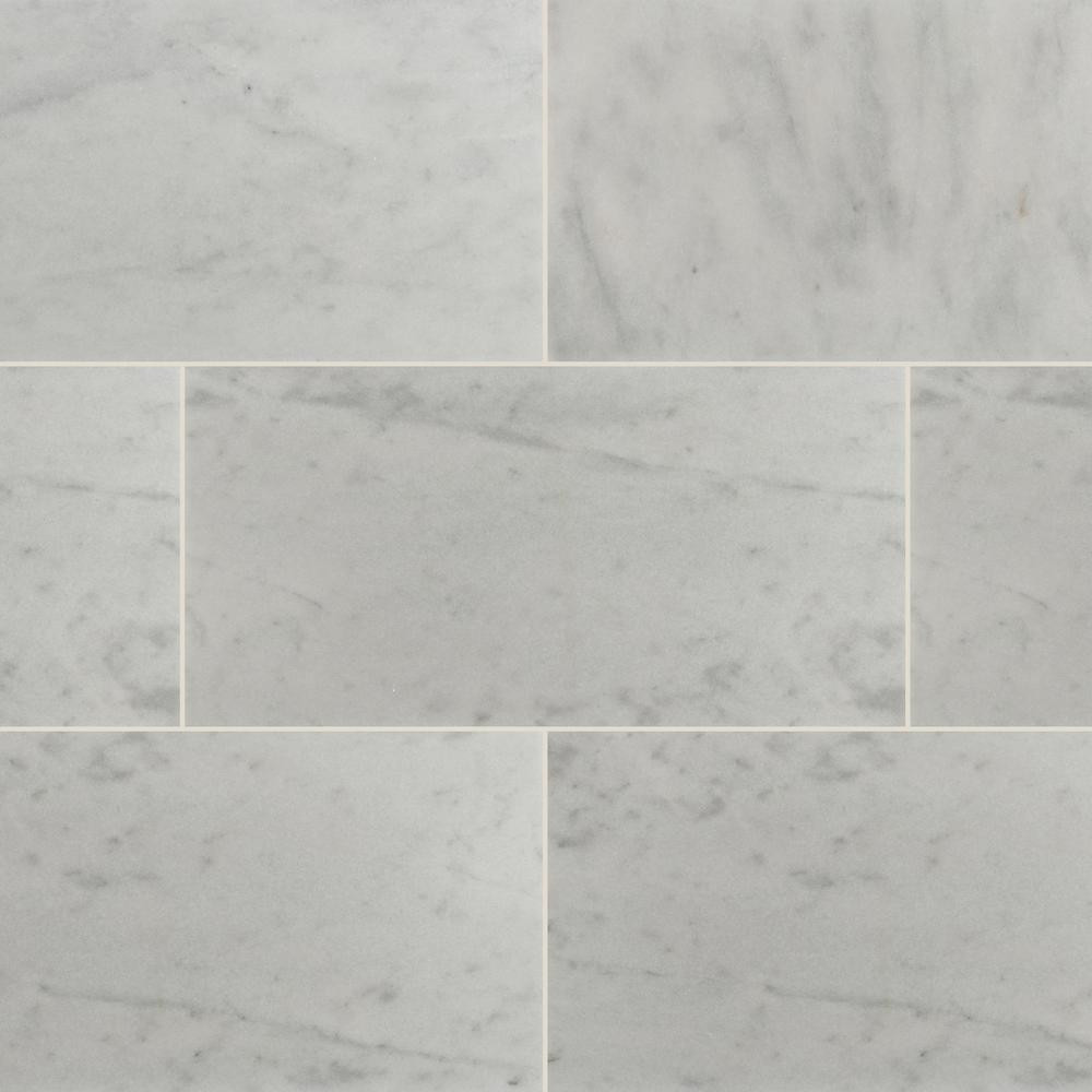 MSI Greecian White 12 in. x 24 in. Polished Marble Floor and Wall Tile (10 sq. ft. / Case)-THDVEN... | The Home Depot