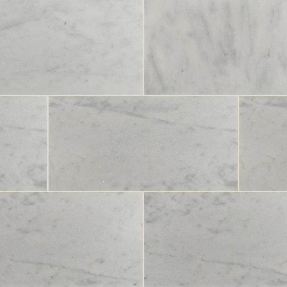 MSI Greecian White 12 in. x 24 in. Polished Marble Floor and Wall Tile (10 sq. ft. / Case)-THDVEN... | The Home Depot
