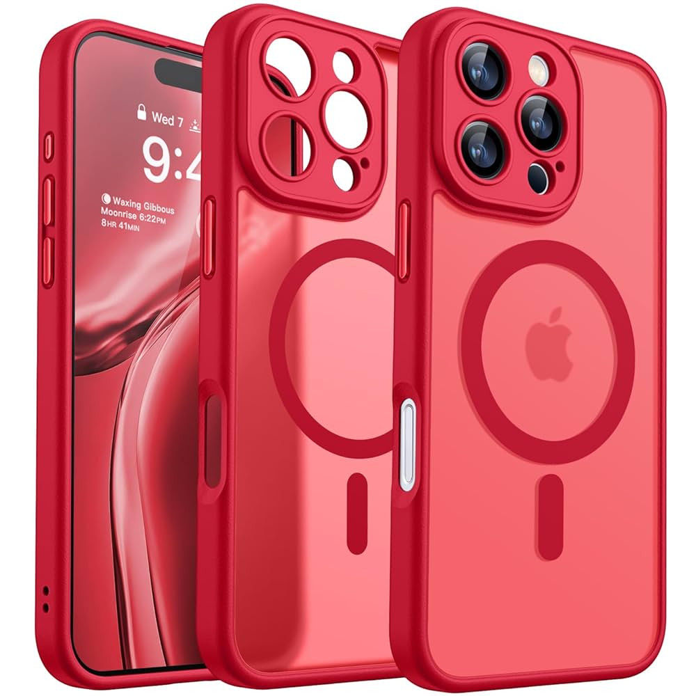 CANSHN Magnetic Compatible with iPhone 16 Pro Max Case, Upgraded [Full Camera Protection] [Compat... | Amazon (US)