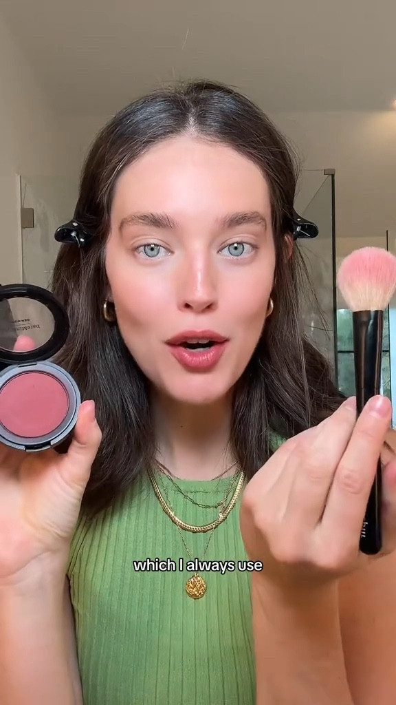 Testing a new blush technique. Using Bare Minerals powder blush in Merlot 

#LTKSeasonal #LTKstyletip #LTKbeauty