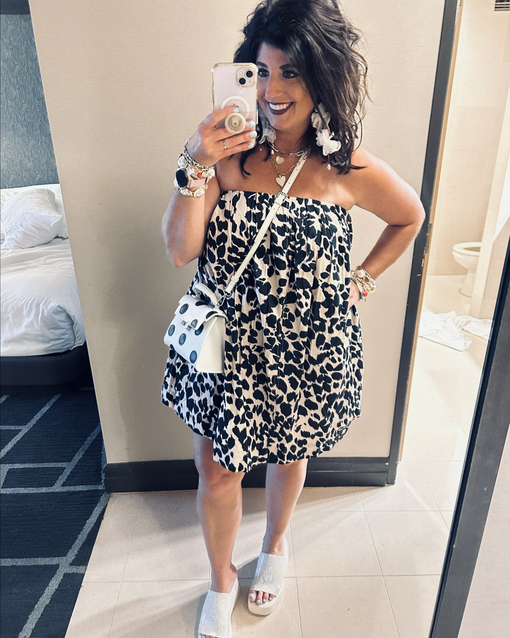 Cutest strapless leopard print dress!! 

#LTKSaleAlert #LTKParties #LTKOver40