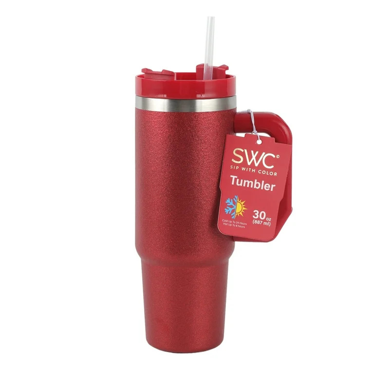 SWC 30OZ SS TUMBLER GLI RED | Walmart (US)