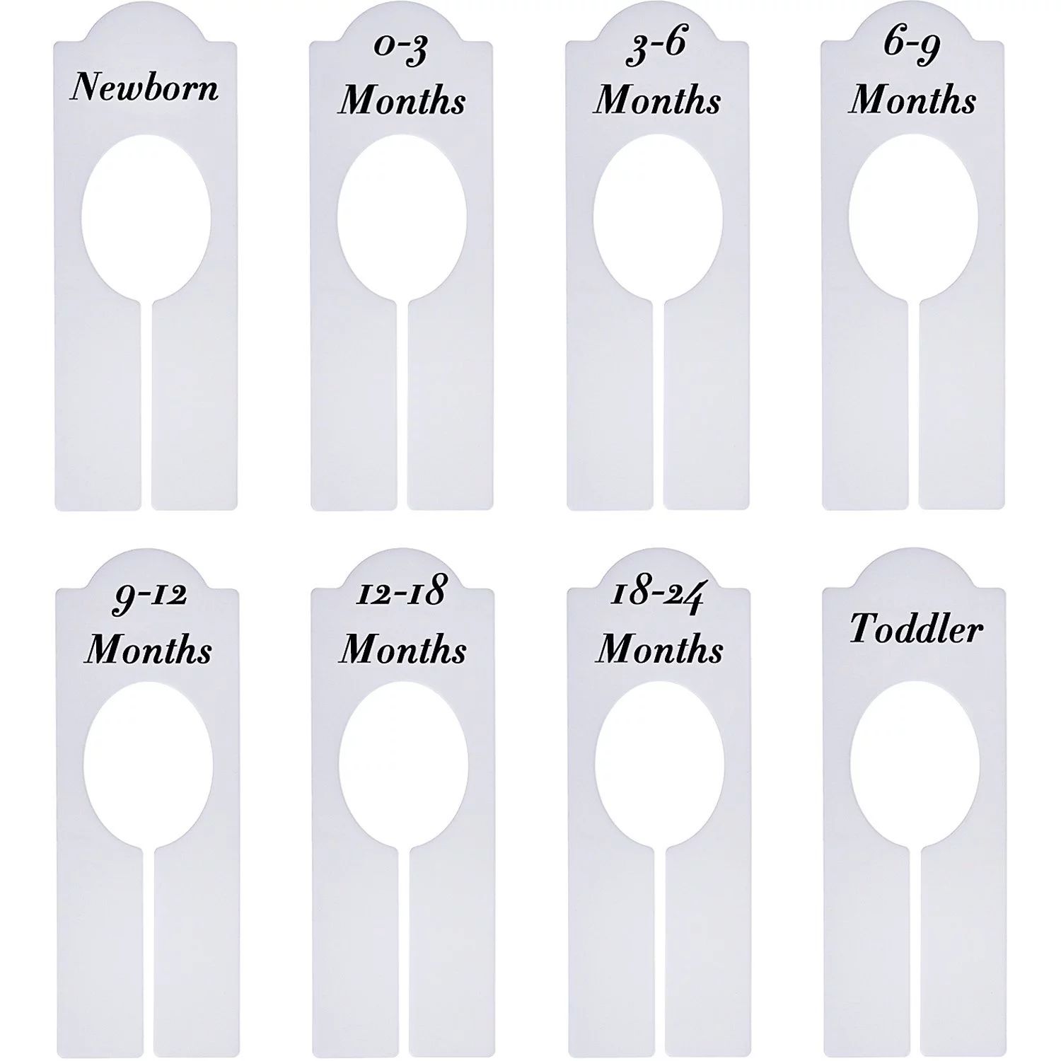 Closet Dividers Baby Nursery Clothing Rack Size Dividers Boy Girl Closet Organizer Dividers with ... | Walmart (US)