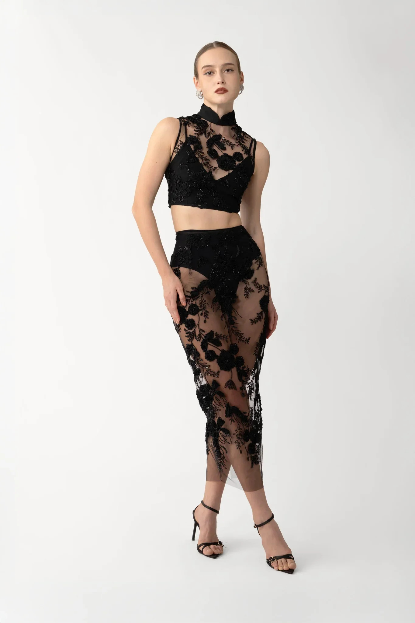 Skye Sheer Skirt | Sau Lee