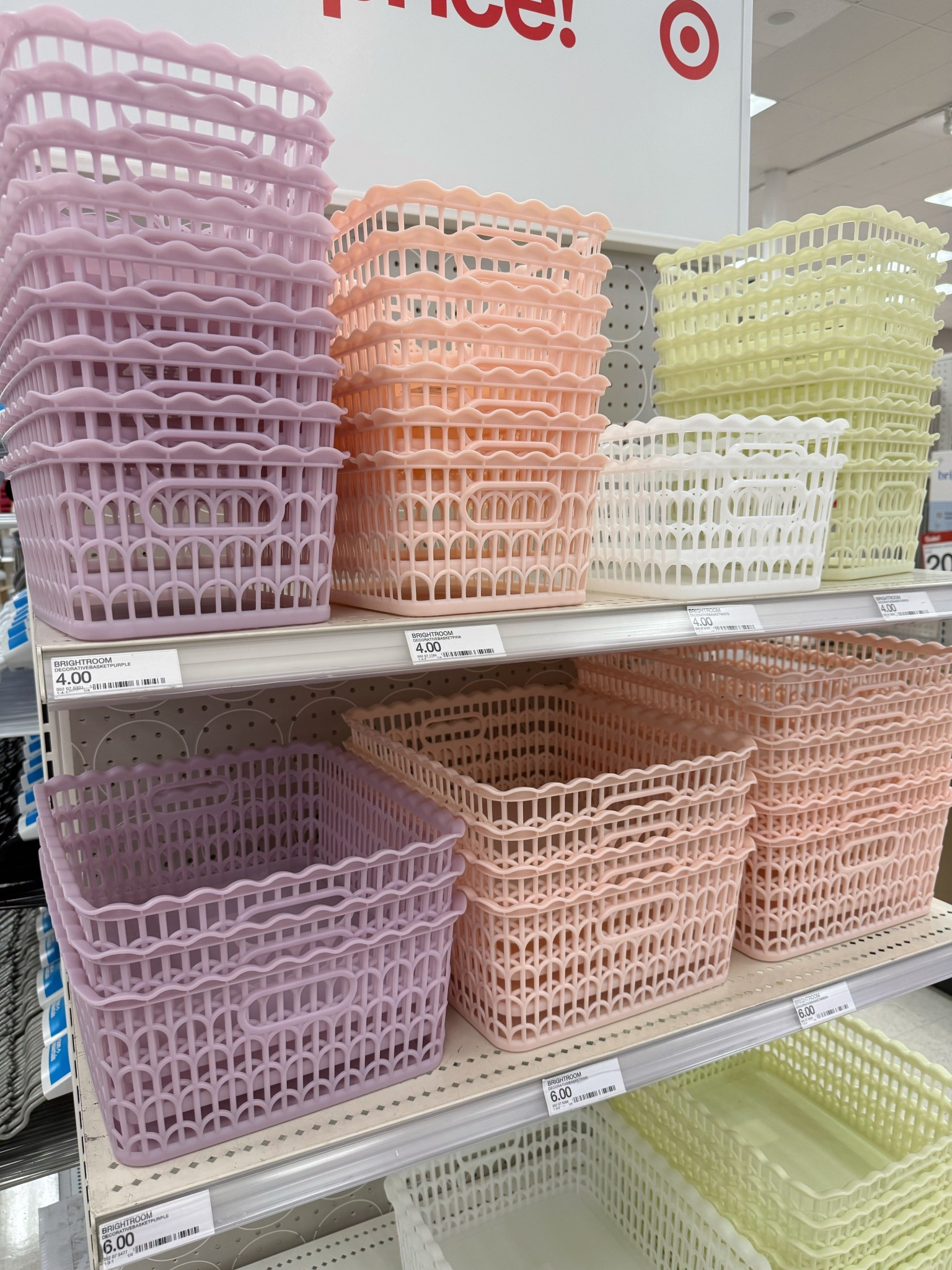 The cutest scalloped storage baskets 

#LTKSeasonal #LTKFindsUnder50 #LTKHome