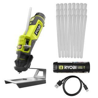 USB Lithium Glue Pen Kit with 2.0 Ah USB Lithium Battery, Charging Cable, and Mini Size Glue Sticks (24-Piece) | The Home Depot