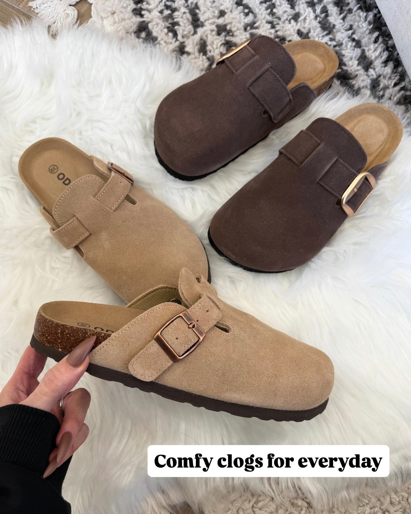 My favorite clogs are both on Black Friday sale…they are both comfy and fabulous and run tts in beige and sz up 1/2 in brown
@amazon #ad #founditonamazon #WinterFavorites2025

#LTKGiftGuide #LTKCyberWeek #LTKootd