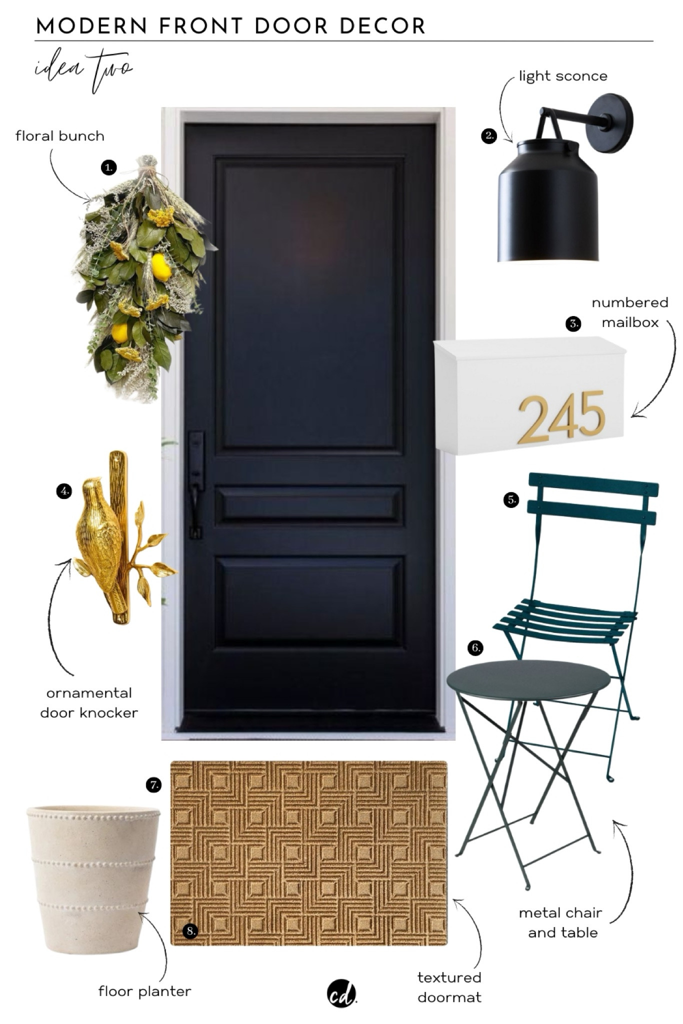 Modern Front Door Decor: Idea Two


#LTKHome