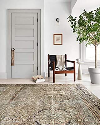 Loloi II Layla Collection Area Rugs, 3'-6" x 5'-6", OLIVE/CHARCOAL | Amazon (US)