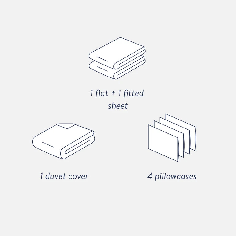 Luxe Sateen Hardcore Sheet Bundle | Brooklinen