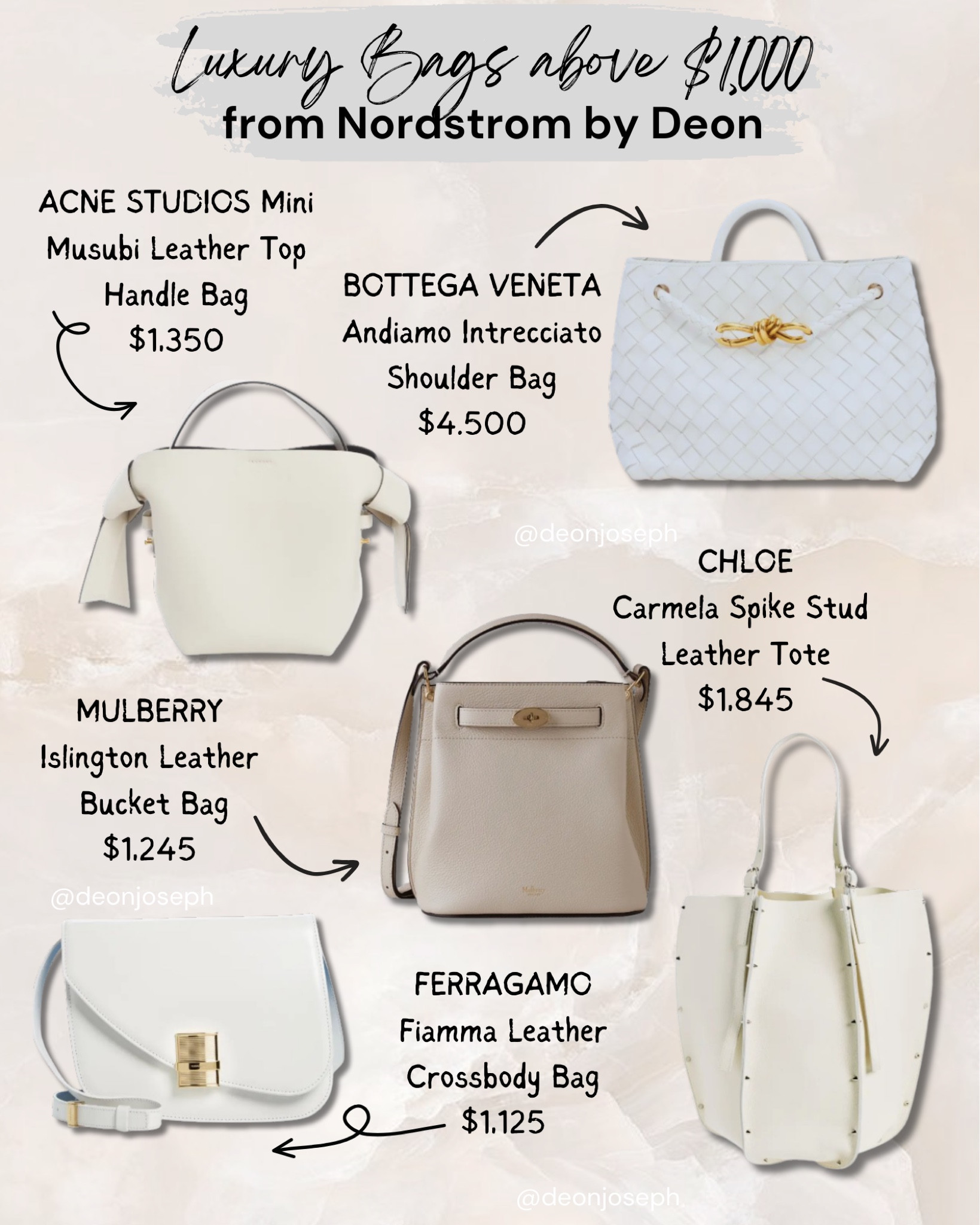Check out these luxury bags from Nordstrom. 

#LTKGiftGuide #LTKItBag #LTKSaleAlert