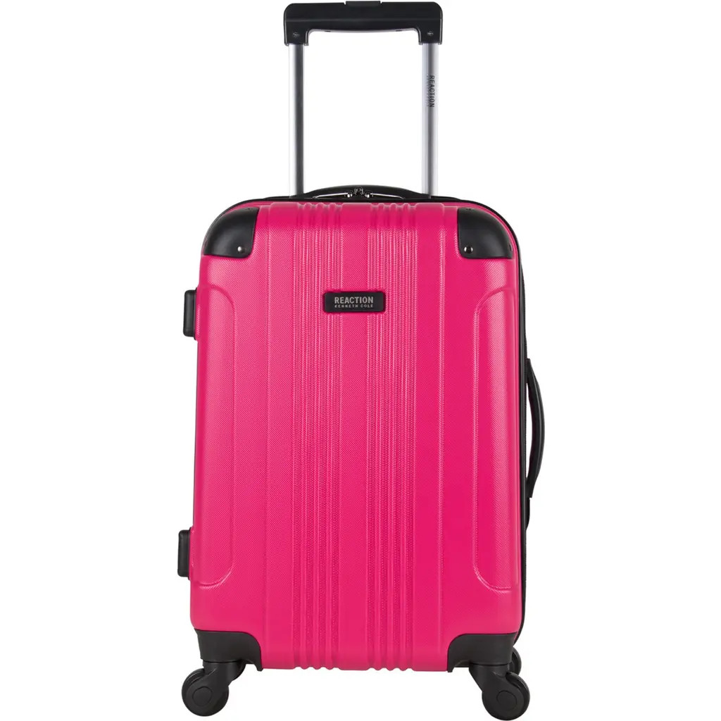 Kenneth Cole Reaction Out of Bounds 20 inch hardside spinner carry-on in magenta