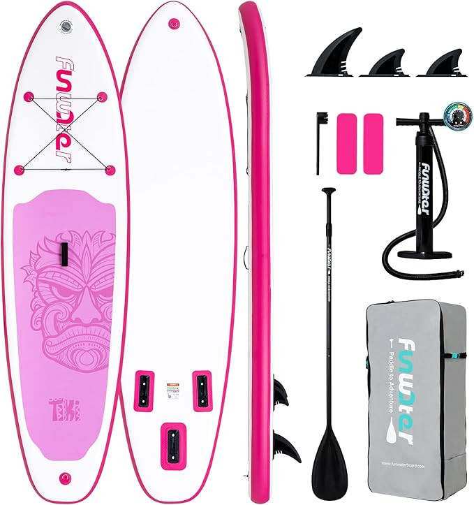 FunWater Inflatable Ultra-Light Stand Up Paddle Board for All Skill Levels with Premium SUP Paddl... | Amazon (US)