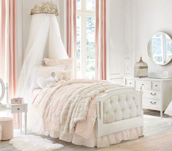 Blythe Upholstered Bed | Pottery Barn Kids