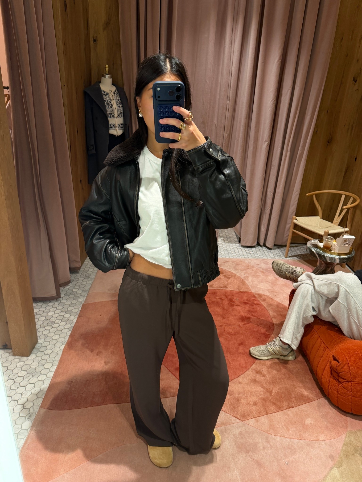 size S in jacket + pants