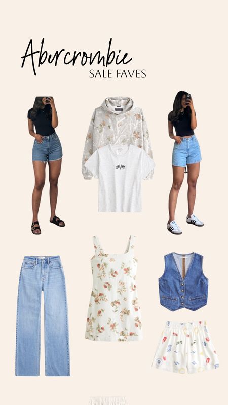 Last day to shop the Abercrombie short sale! AFSHORTS for an additional 15% off! Dad shorts- dress- sweatshirt- linen shorts- size 6/8 fashion 