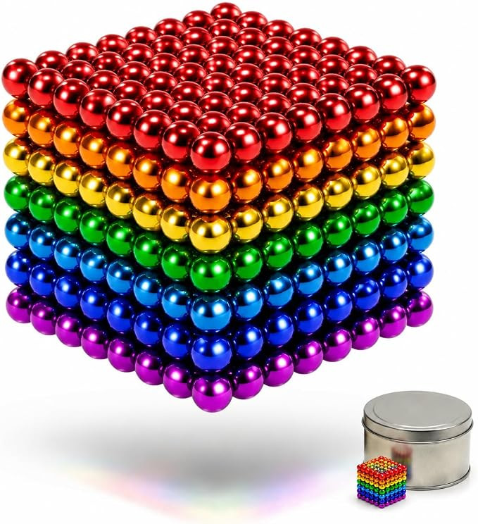 512PCS 𝙈𝙖𝙜𝙣𝙚𝙩𝙞𝙘 Balls Desk Fidget Toys for Adults, Desk Fidgets Toys for ... | Amazon (US)