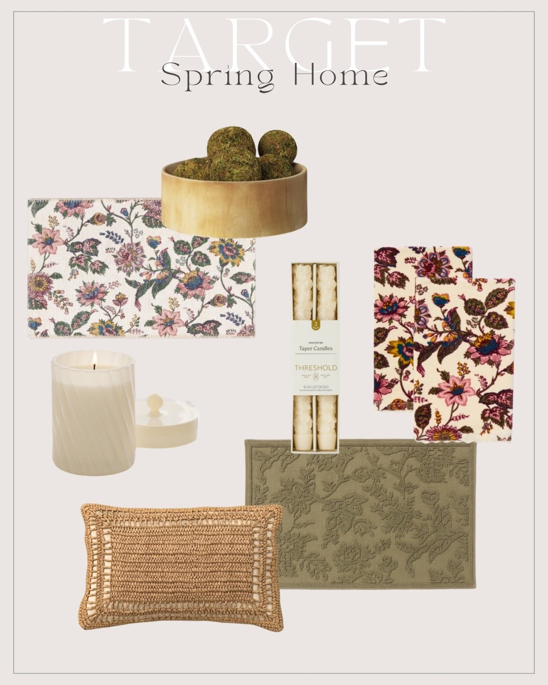 Floral patterns everywhere! 😍 So many new accent rugs, door mats & bath mats to brighten up your home for Spring! & all the sweet scents in beautiful candles!

#LTKSeasonal #LTKHome