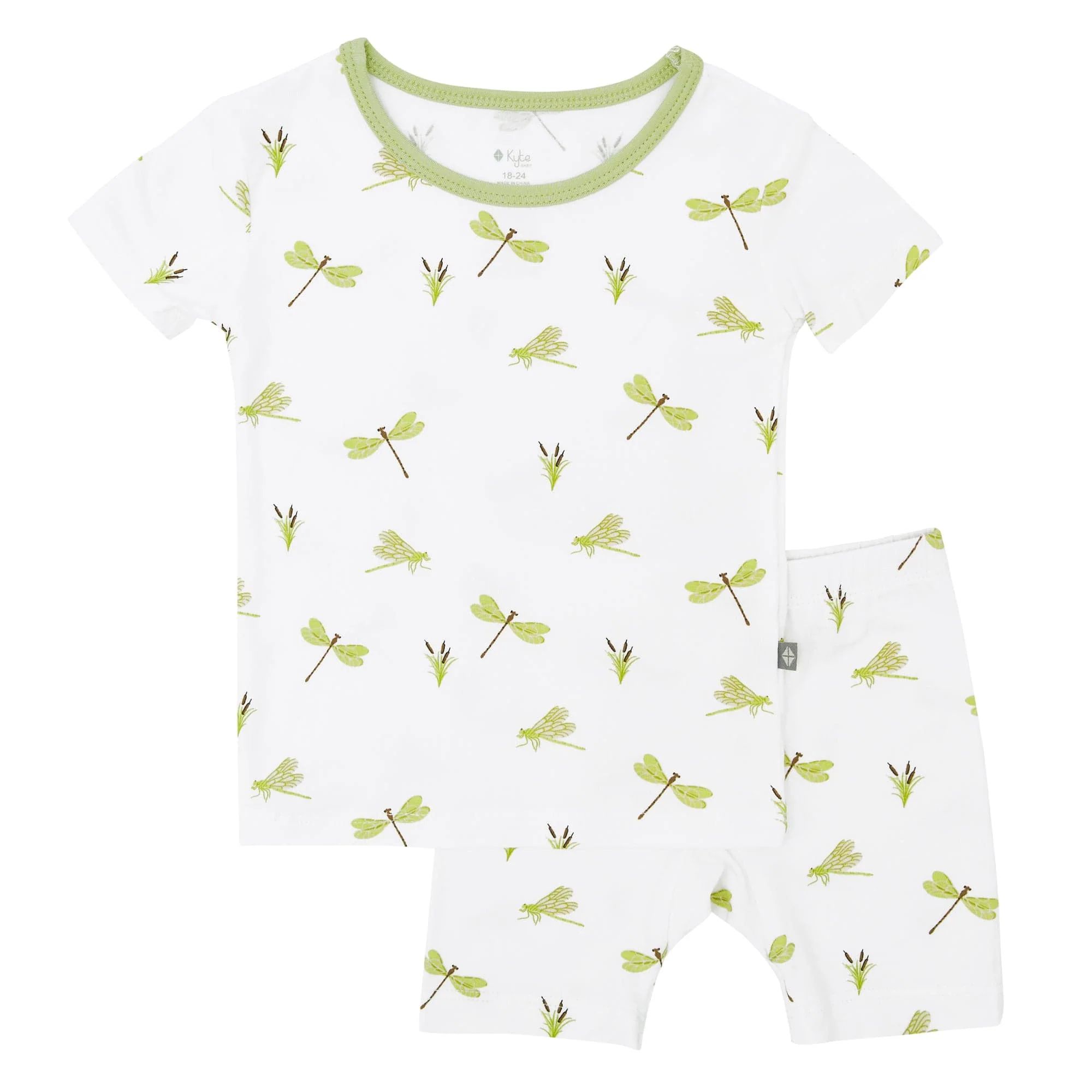 Short Sleeve Toddler Pajama Set in Dragonfly | Kyte BABY