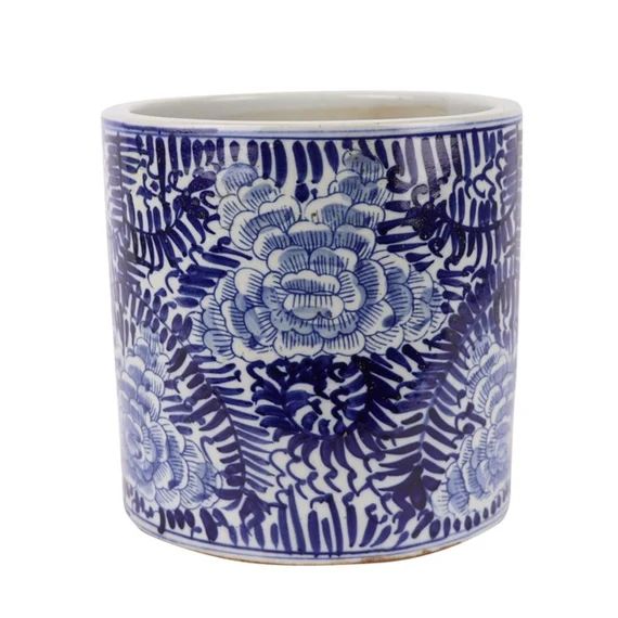 Blue & White Porcelain Chinoiserie Sophie Orchid Pot / Planter | Etsy | Etsy (US)