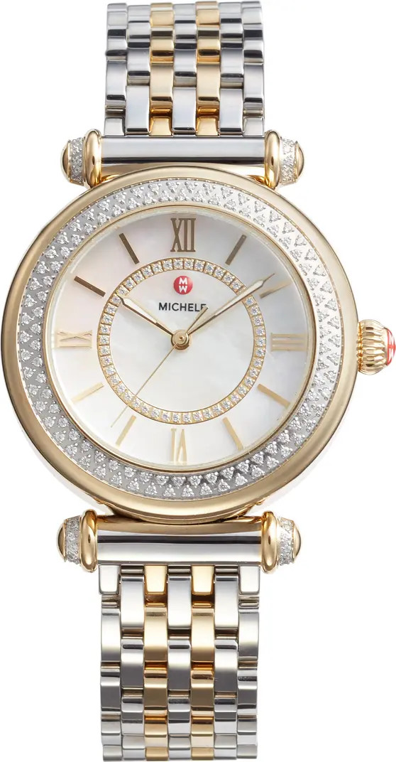 Caber Diamond Bracelet Watch, 35mm | Nordstrom Rack