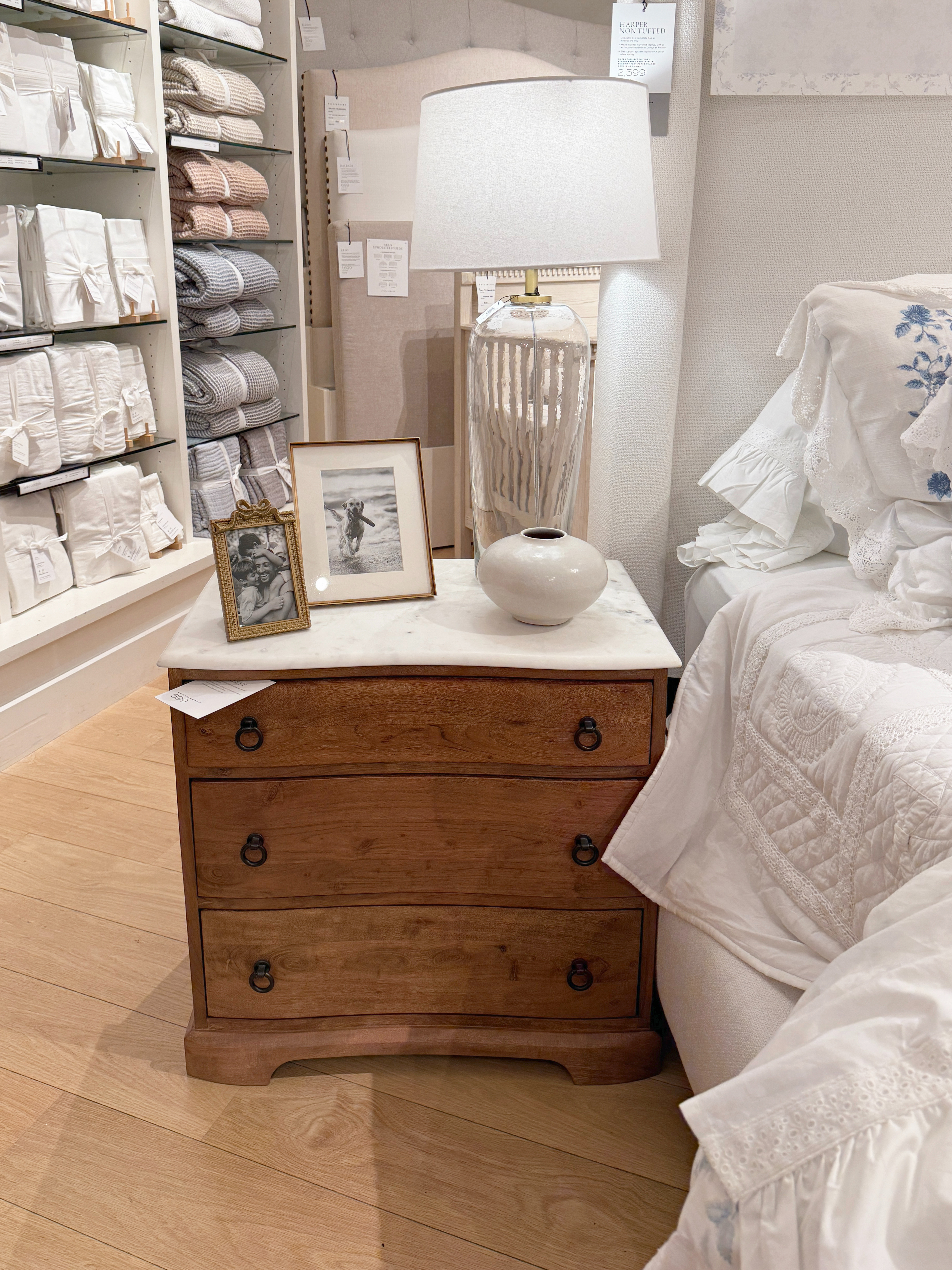 Timeless and elegant 🤎 The Scarlett Marble Nightstand pairs rich acacia wood with a luxe marble top for that perfect blend of classic and modern. With roomy drawers and thoughtful craftsmanship, it’s as functional as it is beautiful—an instant upgrade to any bedside setup. Linked this classic piece + more chic nightstand options! 

 

#LTKHome #LTKSaleAlert