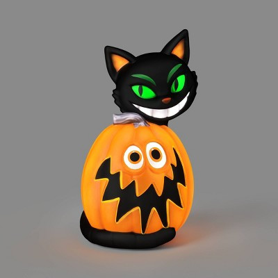 18" Cat with Jack Blow Mold Halloween Decorative Prop Orange - Hyde and EEK! Boutique™ | Target