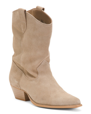 Made In Portugal Suede Western Booties | Women's Shoes | Marshalls | Marshalls