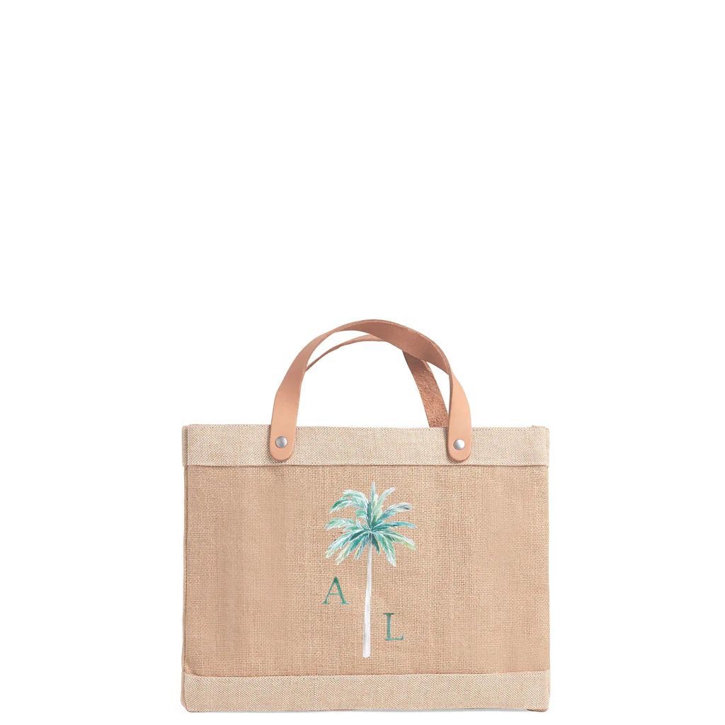 Petite Market Bag in Natural Palm Tree by Amy Logsdon | Apolis