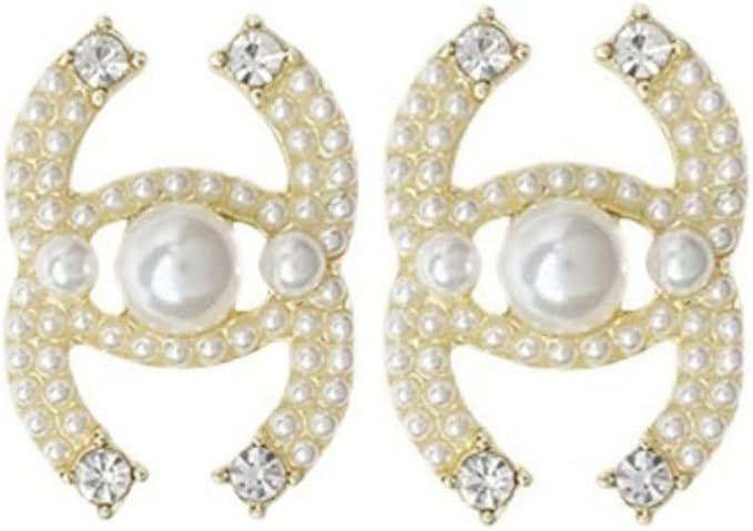 CZ Pearl Stud Earring For Women | Amazon (US)