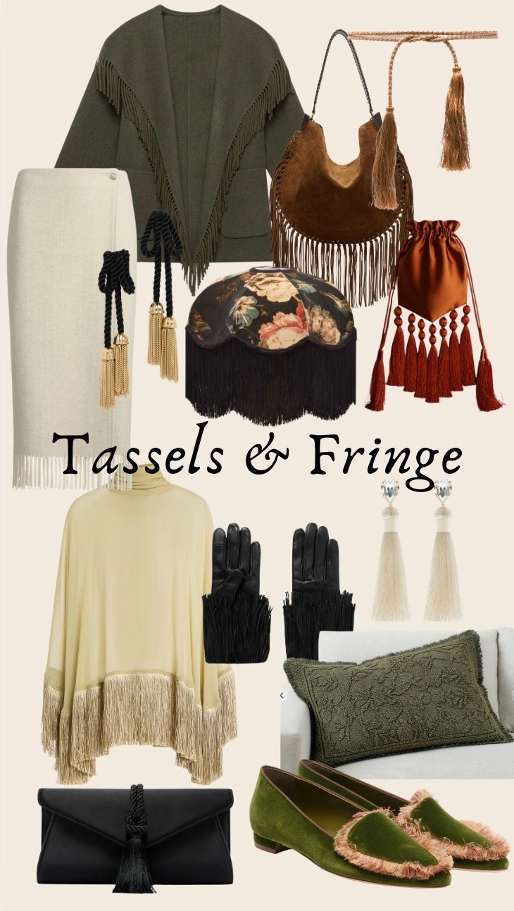 Who doesn’t love a little movement? ✨ From corners of the home… to corners of your closet, my little fringe + tassel edit is all about texture, play, and tiny details that make everyday feel elevated.

#LTKstyletip #LTKfall #LTKcanada