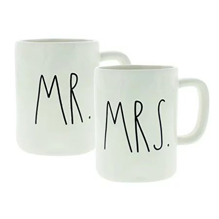 Rae Dunn Mr. & Mrs. Set of (2) Mugs By Magenta | Walmart (US)
