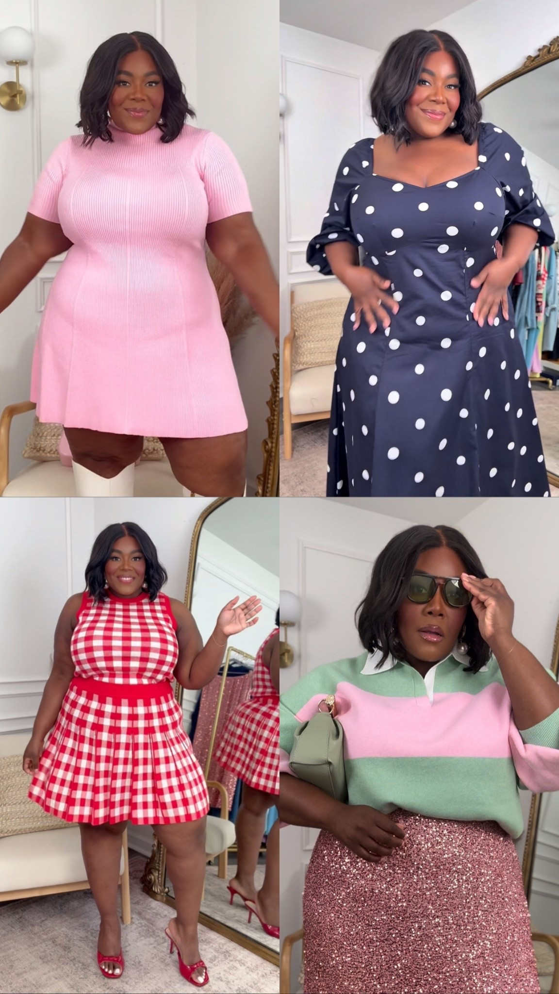Pre Spring at Walmart is so darling! Everything is under $45

Polka Dot Dress 1X 
Rugby Top 2X 
Red Set XXL
Blue Dress XXL
Quilted Jacket 2X 
Pink Dress XXL 

Pink skirt is old never fully dressed 



#LTKFindsUnder50 #LTKPlusSize