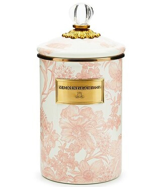 MacKenzie-Childs English Garden Enamel Canister | Dillard's | Dillard's