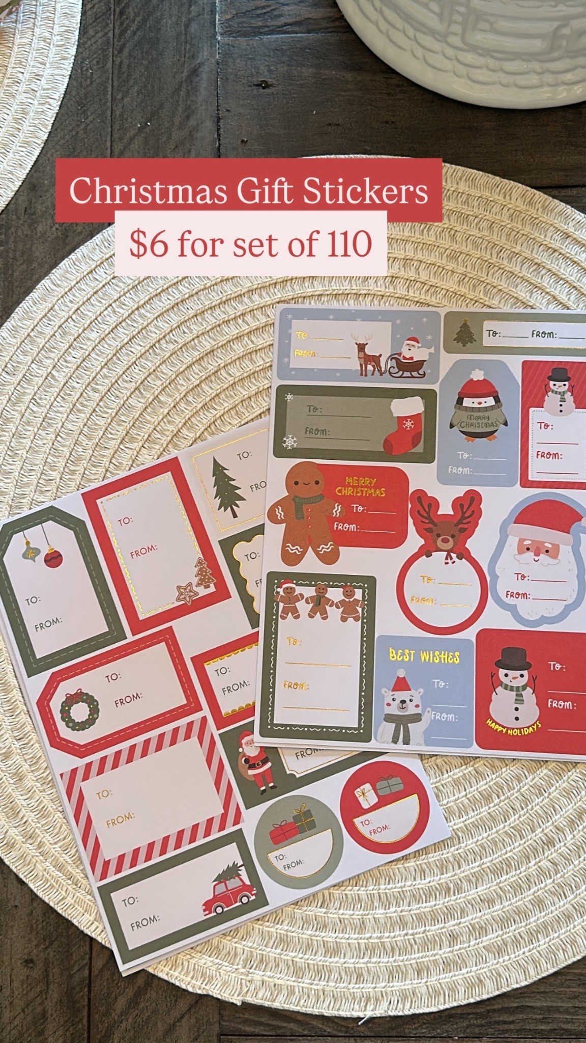 Christmas gift stickers, Christmas tags, Christmas decor

#LTKSaleAlert #LTKGiftGuide #LTKHoliday