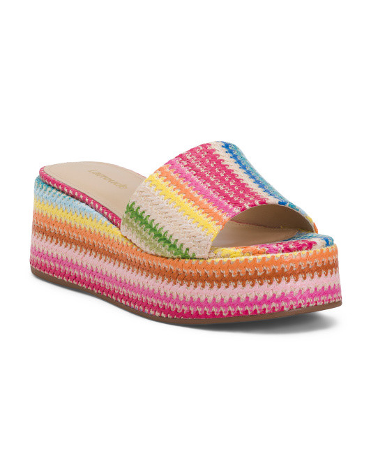 Made In Brazil Alex Flatform Mules | TJ Maxx