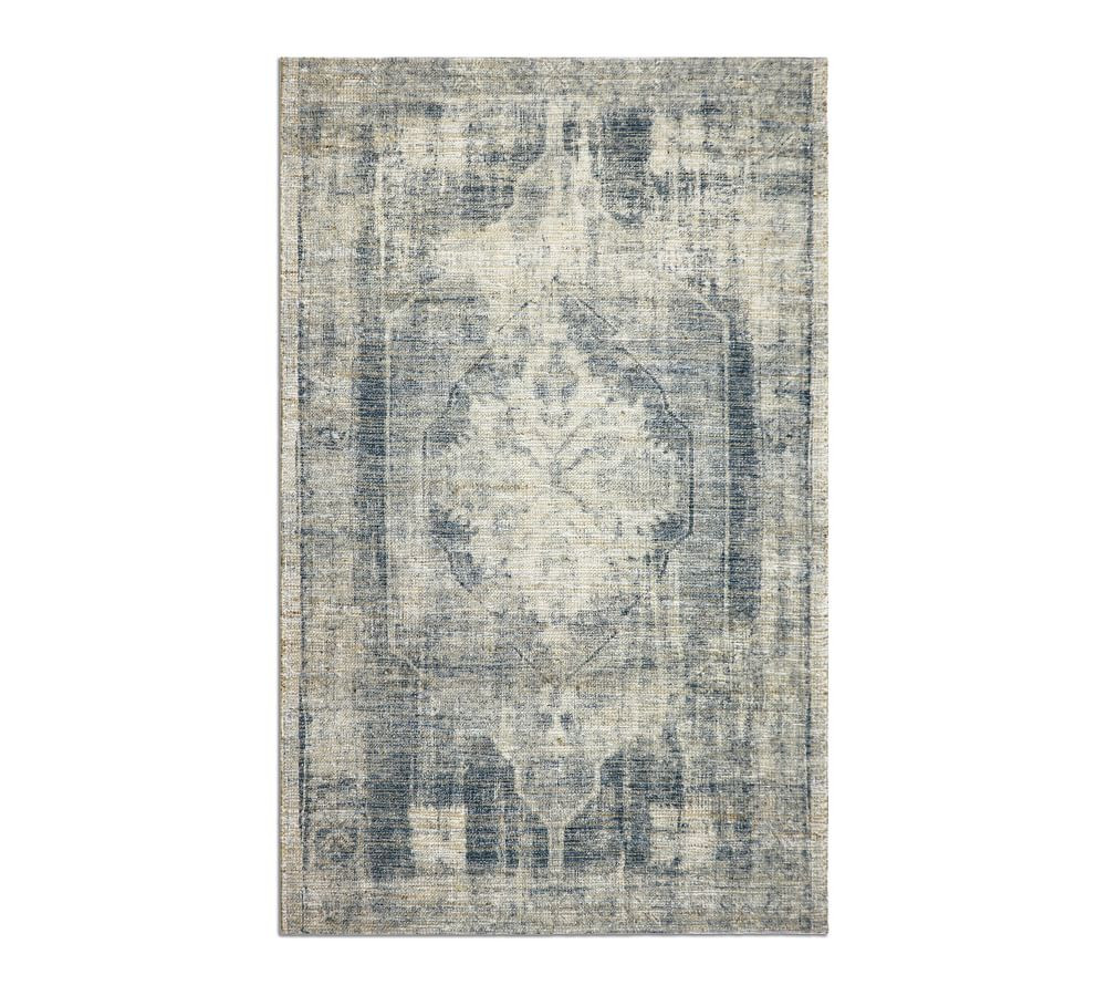 Persyn Handwoven Jute Chenille Rug | Pottery Barn (US)
