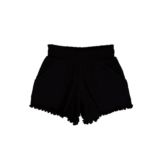 Wonder Nation Girls Smocked Fashion Short, Sizes 4-18 & Plus | Walmart (US)