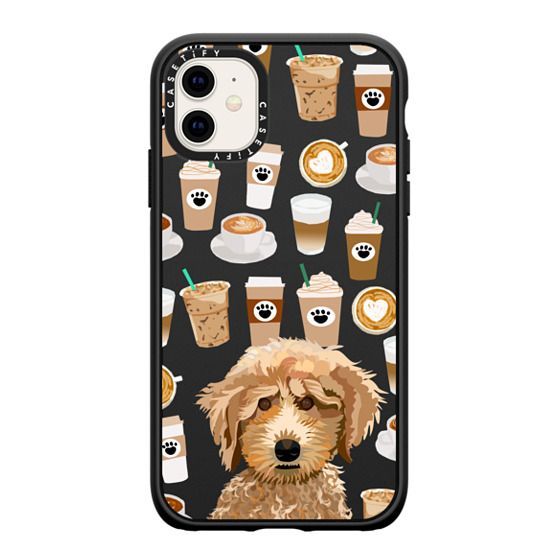 Poodle coffee clear phone case for unique dog breed lovers | Casetify