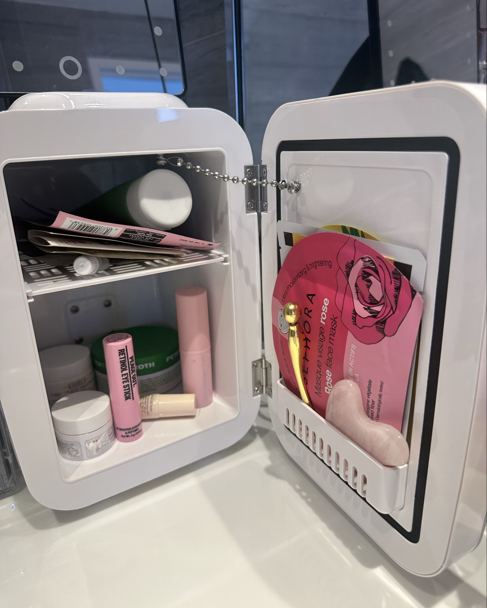 Taking skincare to the next level! This mini fridge looks nice on my countertop and fits everything!

#LTKFindsUnder50 #LTKHome #LTKBeauty