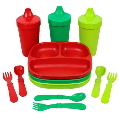 Re-Play 12pc Festive Feast Holiday Mealtime Set - Christmas | Target
